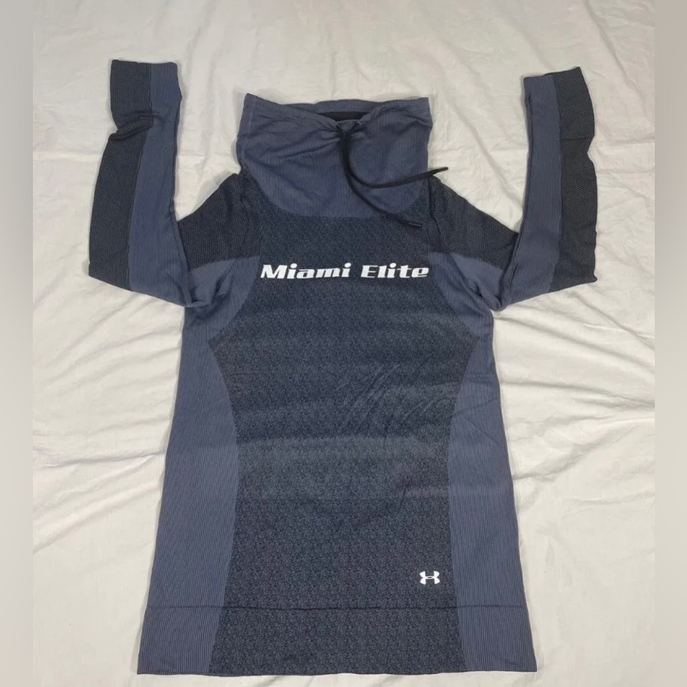 Under Armour Women Gray Miami Elite Polyester Athletic Light Bogner Size M